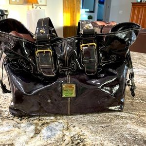 Dooney and Bourke Black Patent Handbag